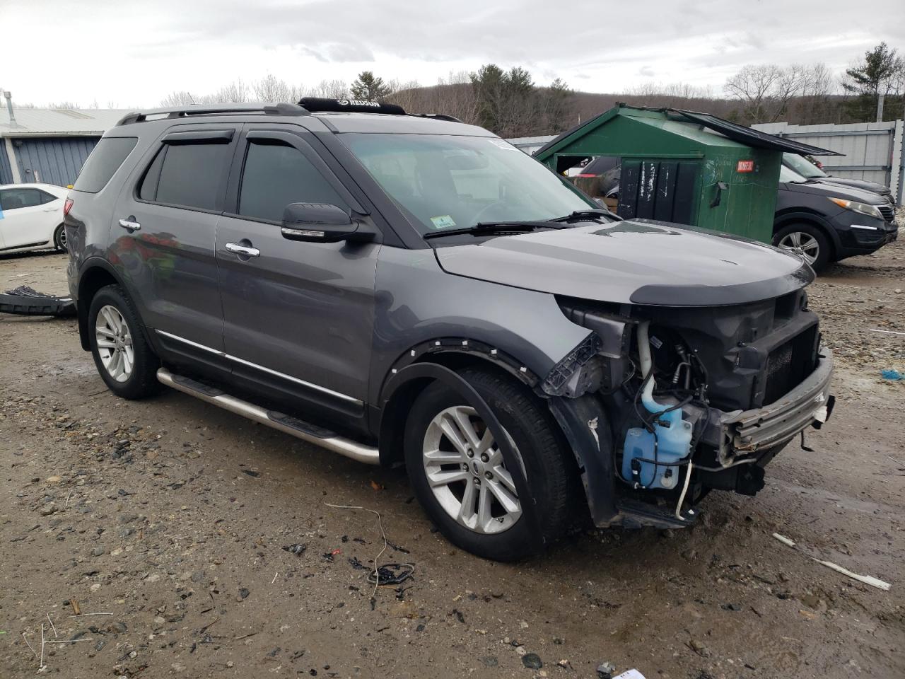 2014 Ford Explorer VIN 1FM5K8D80EGB87460 Copart auction photo, front end damage thumbnail 4