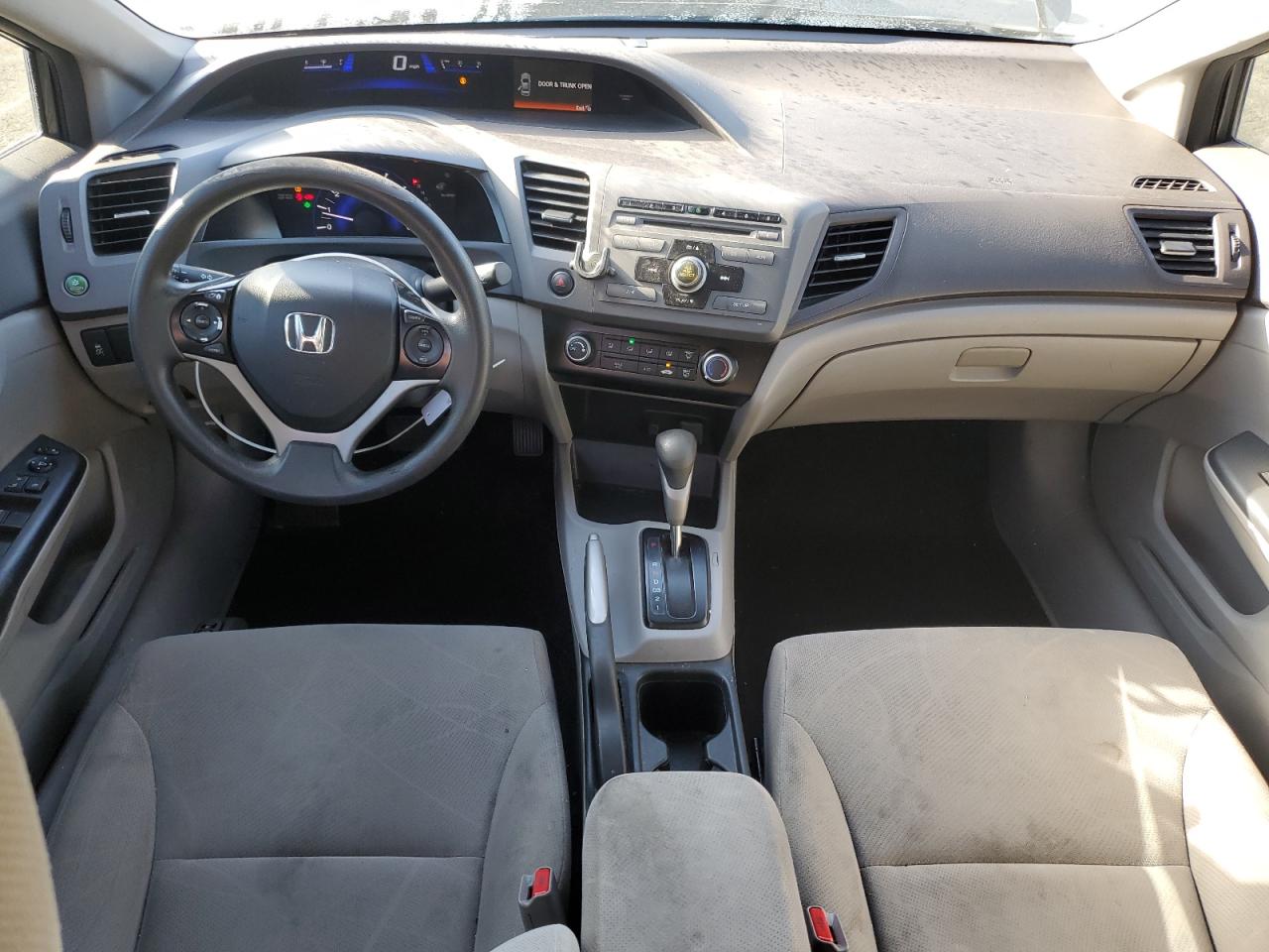 2012 Honda Civic VIN 19XFB2F50CE387681 Copart auction photo, side damage thumbnail 8
