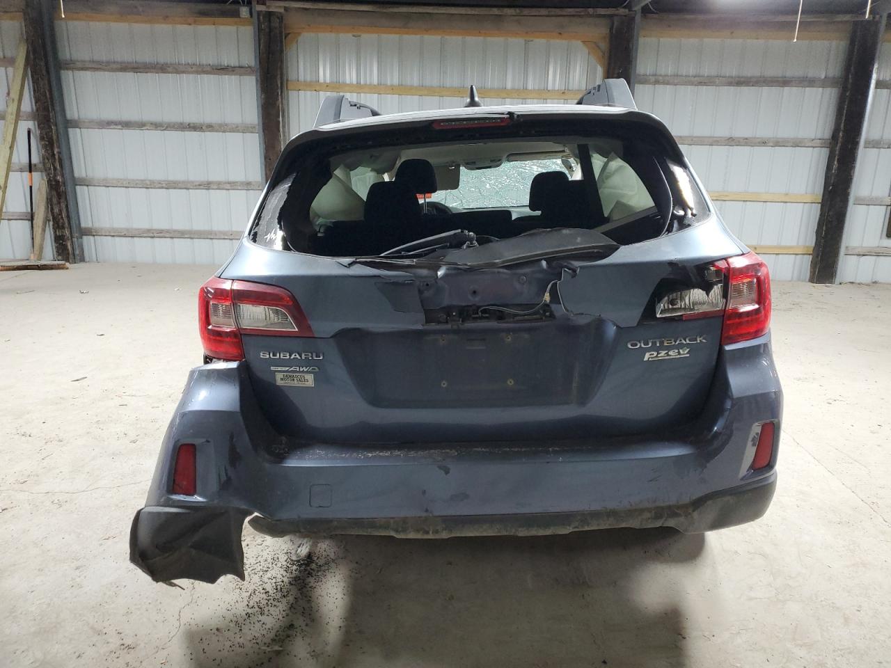 2017 Subaru Outback VIN 4S4BSACC1H3422363 Copart auction photo, rollover damage thumbnail 6