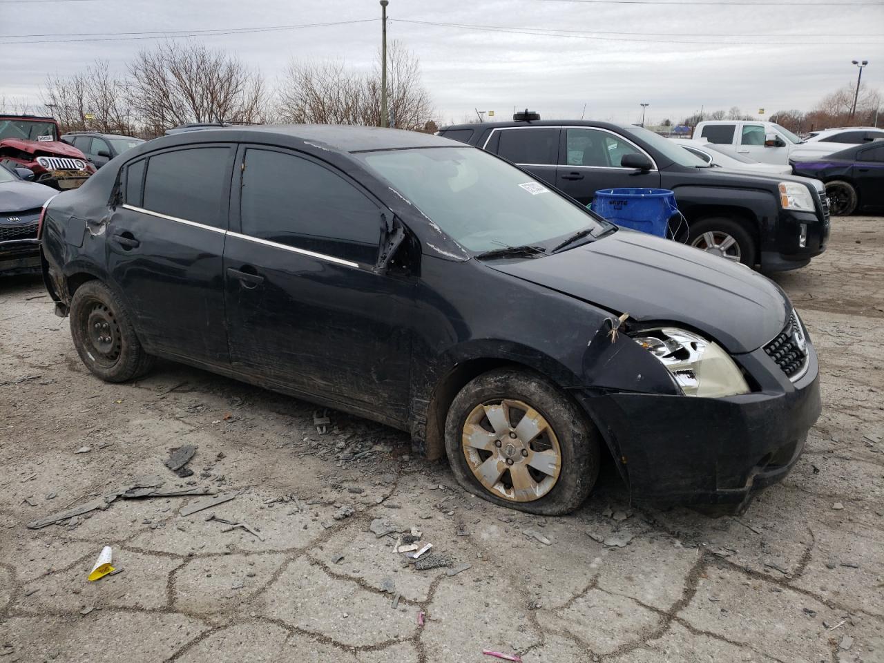 2008 Nissan Sentra VIN 3N1AB61E78L680122 Copart auction photo, all over damage thumbnail 4