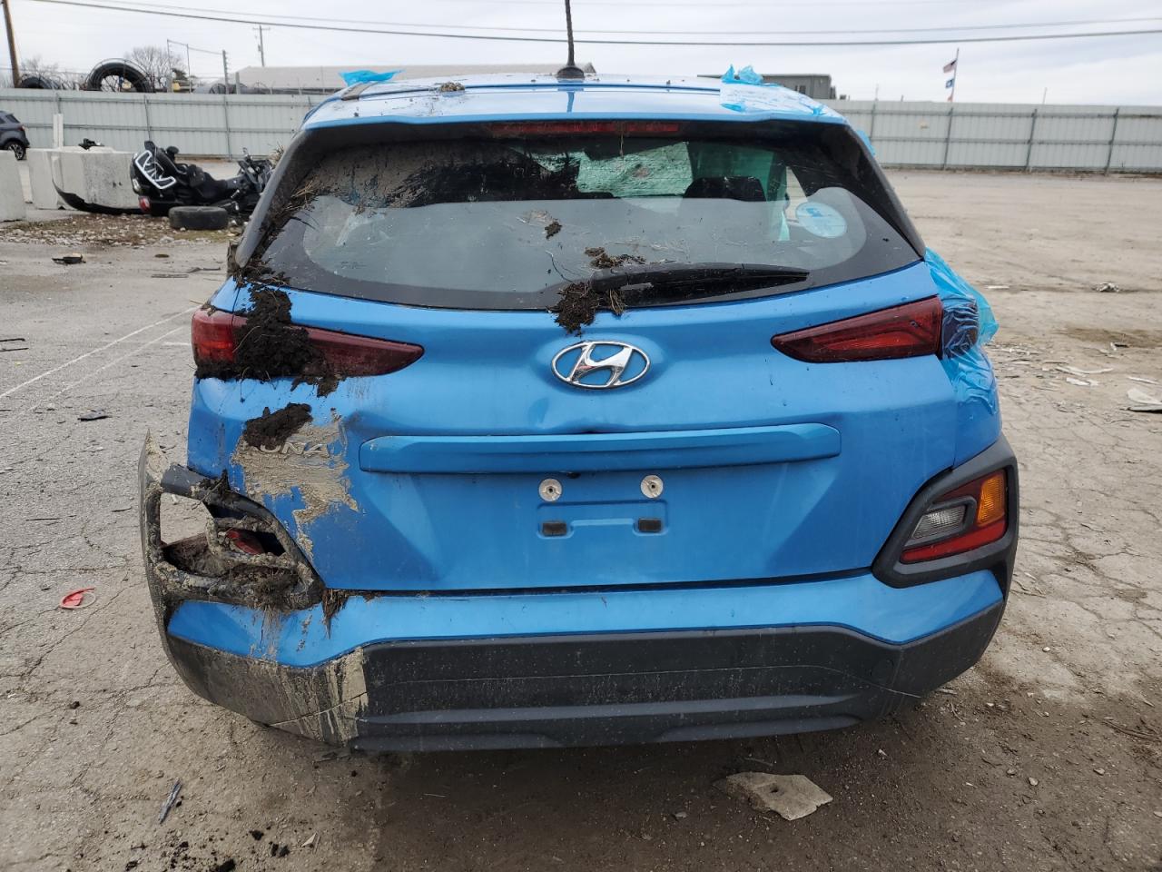 2021 Hyundai Kona VIN KM8K12AA5MU638103 Copart auction photo, rollover / undercarriage damage thumbnail 6