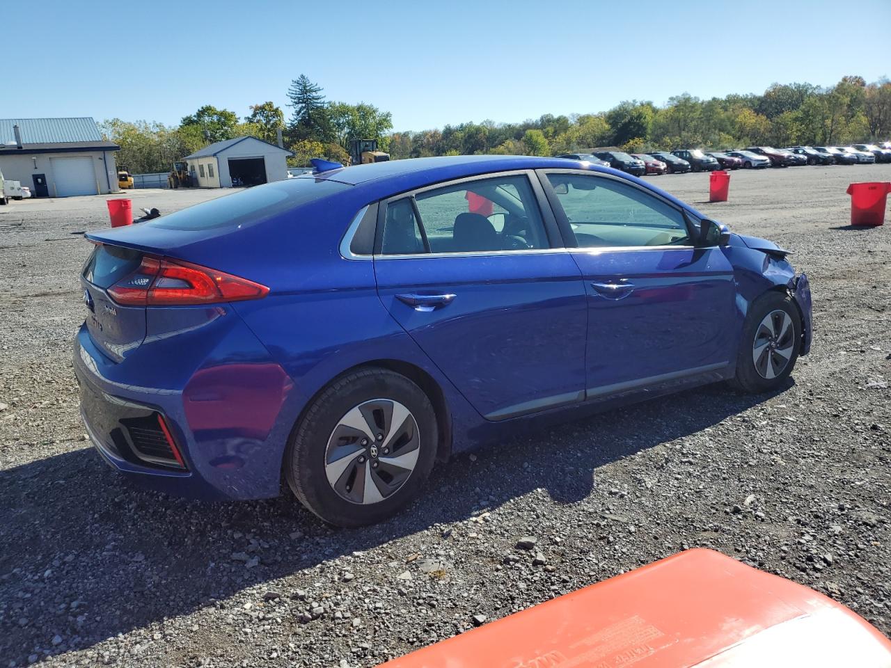 2019 Hyundai IONIQ VIN KMHC75LC0KU144702 Copart auction photo, front end damage thumbnail 3