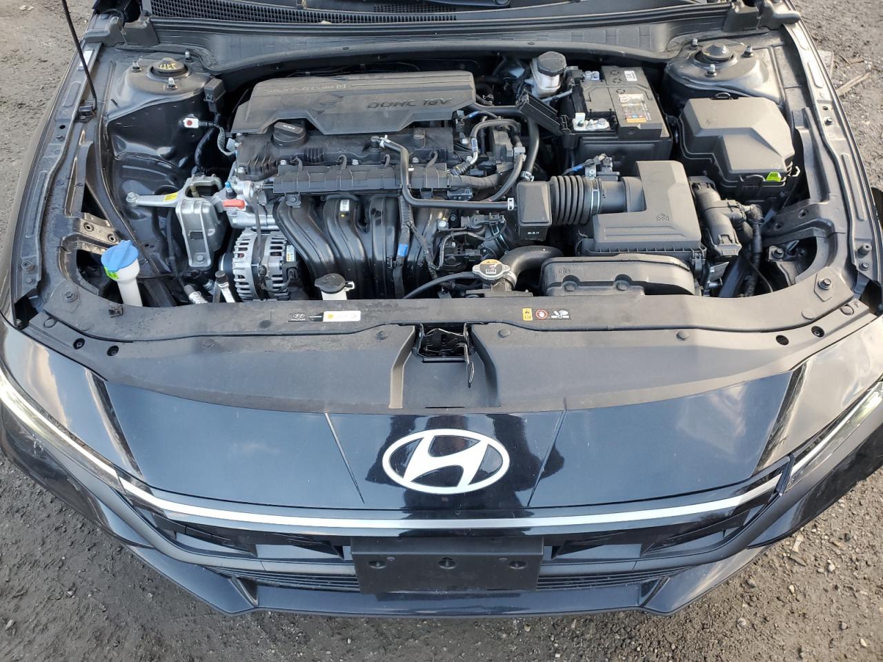 2024 Hyundai Elantra VIN KMHLS4DG9RU671612 Copart auction photo, front end / side damage thumbnail 12