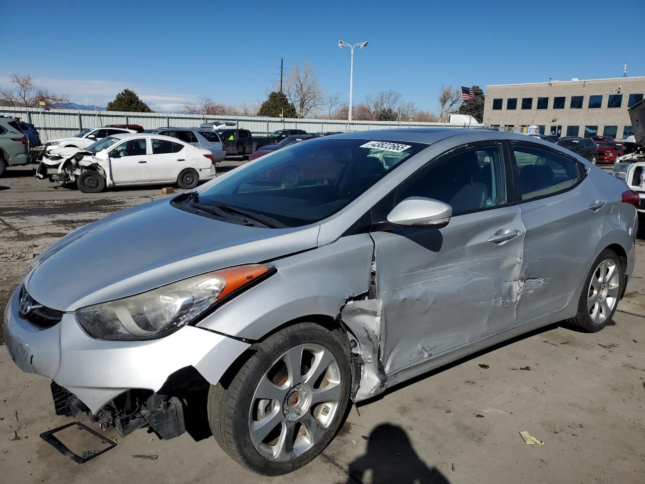 2013 Hyundai Elantra VIN KMHDH4AE6DU865142