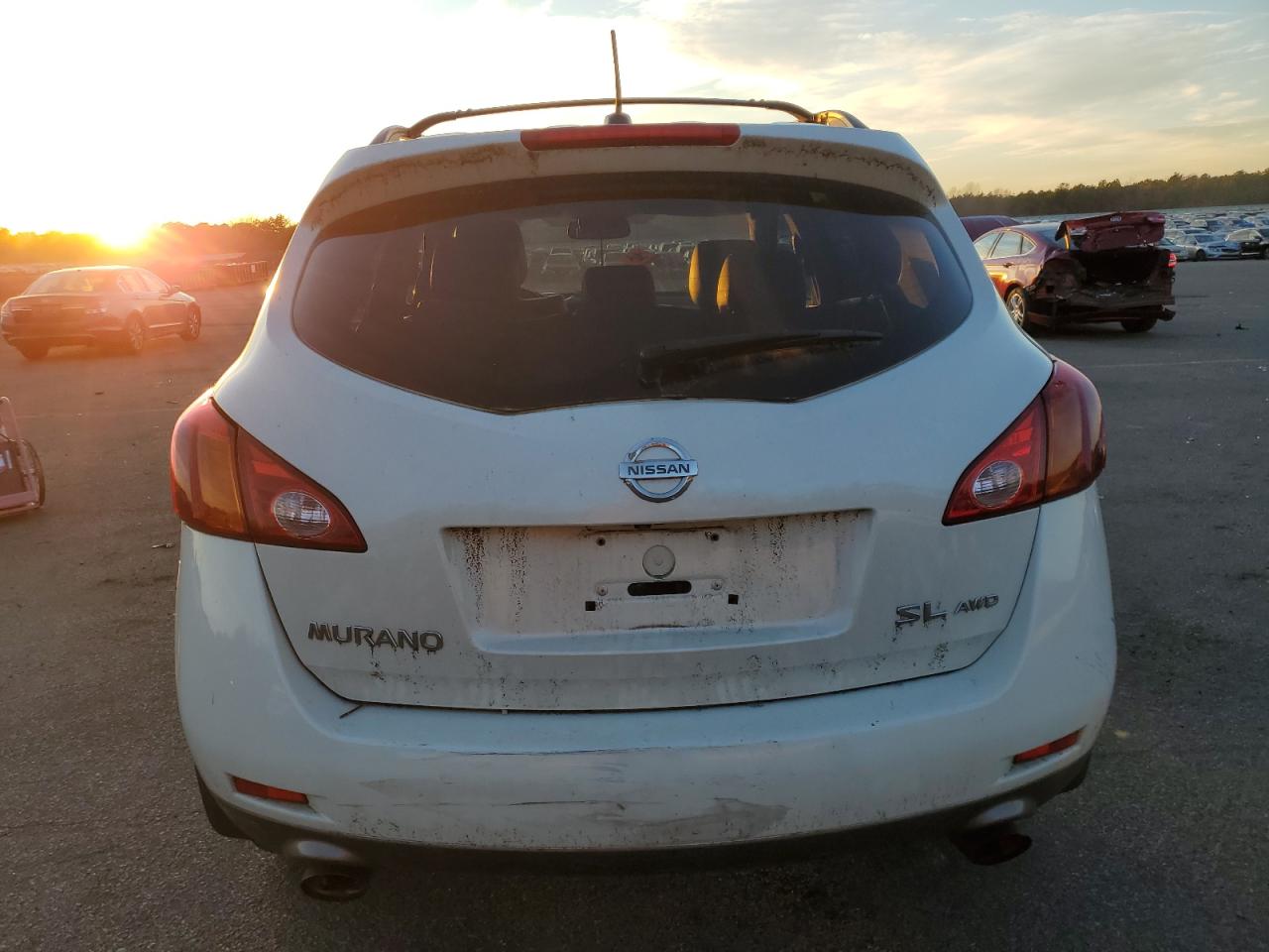 2010 Nissan Murano VIN JN8AZ1MW2AW130721 Copart auction photo, front end / minor dent/scratches damage thumbnail 6