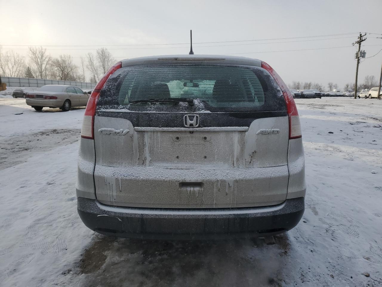 2014 Honda CR-V VIN 2HKRM4H34EH625755 Copart auction photo, side damage thumbnail 6