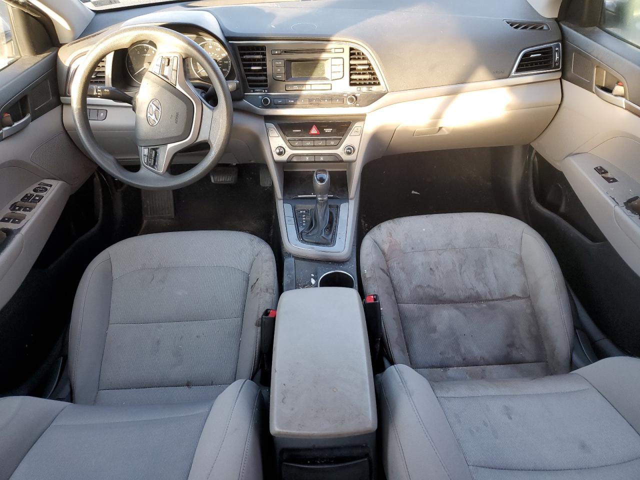 2017 Hyundai Elantra VIN 5NPD74LF9HH126733 Copart auction photo, front end / rear end damage thumbnail 8