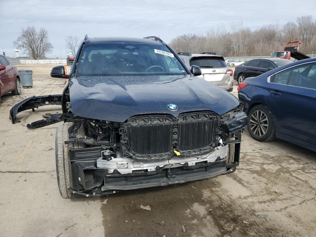 2023 BMW X7 VIN 5UX23EM08P9R24262 Copart auction photo, side damage thumbnail 5