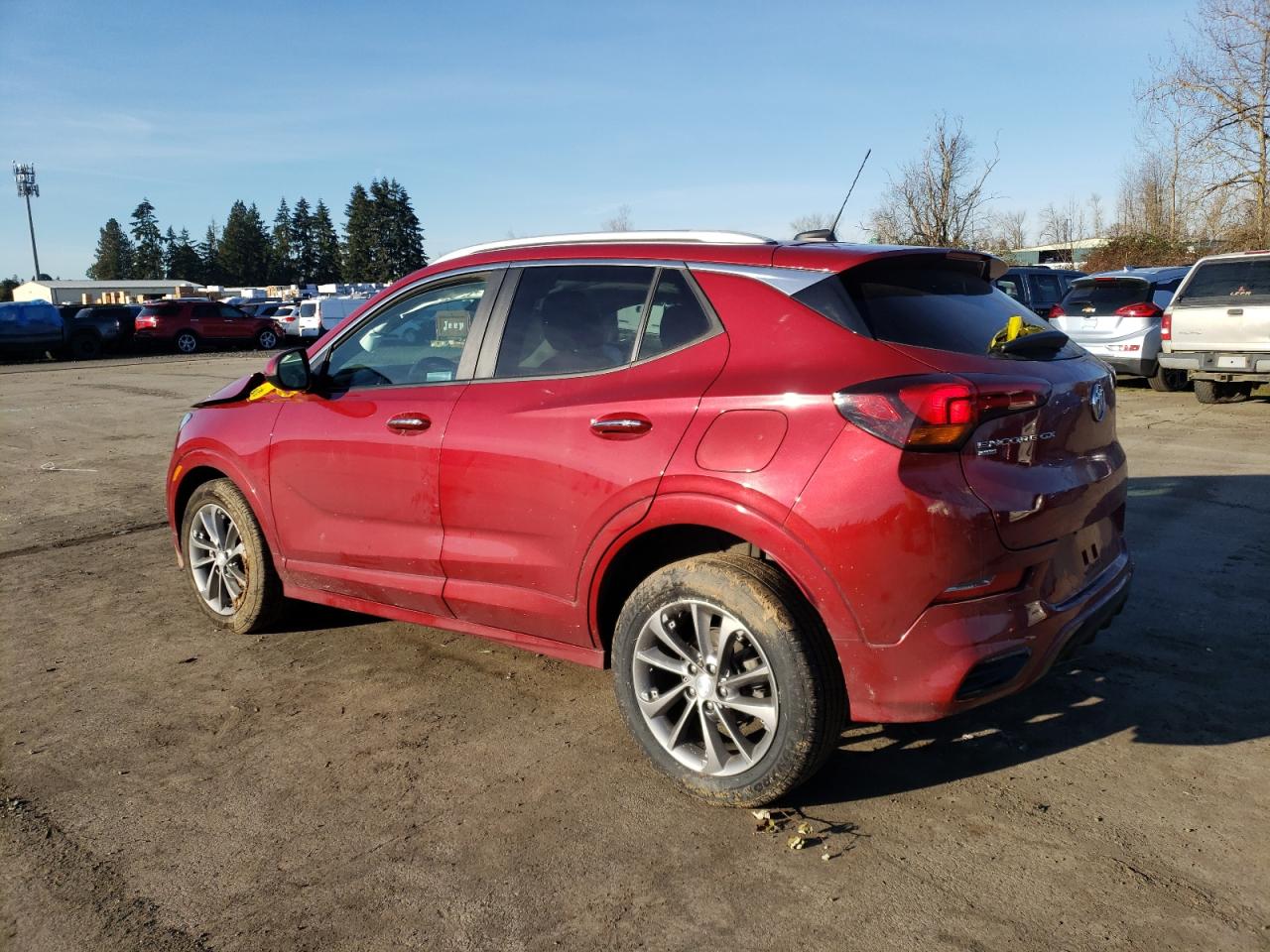 2021 Buick Encore VIN KL4MMESL2MB142168 Copart auction photo, front end damage thumbnail 2