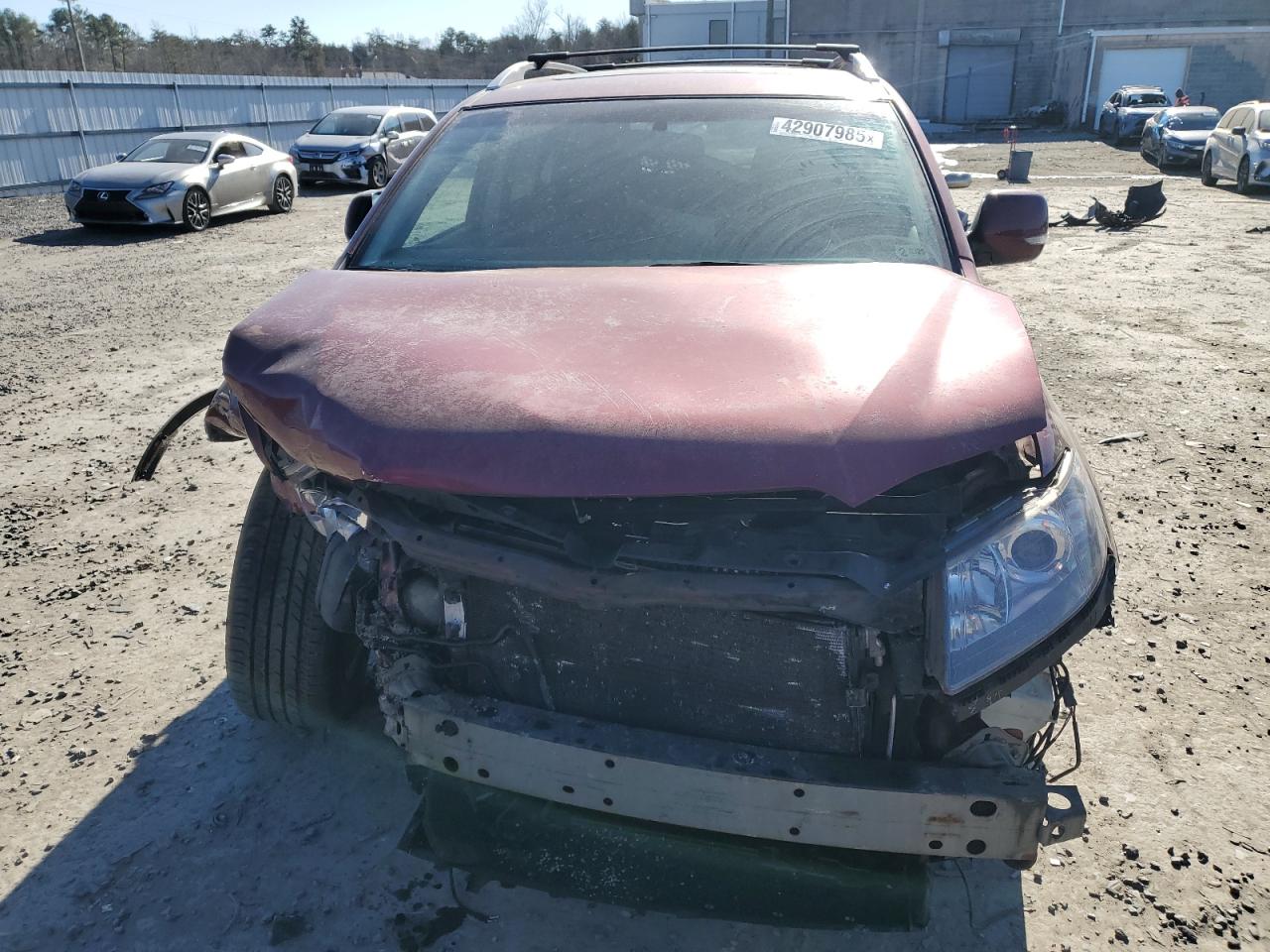 2012 Subaru Tribeca VIN 4S4WX9HD7C4401619 Copart auction photo, front end / rear end damage thumbnail 5
