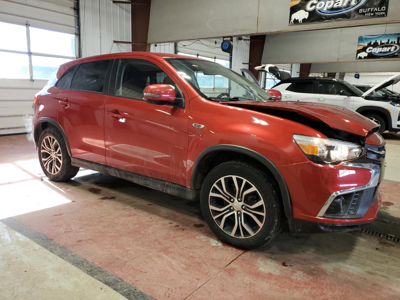 2019 Mitsubishi Outlander VIN JA4AP3AU1KU033260 Copart auction photo, front end damage thumbnail 4