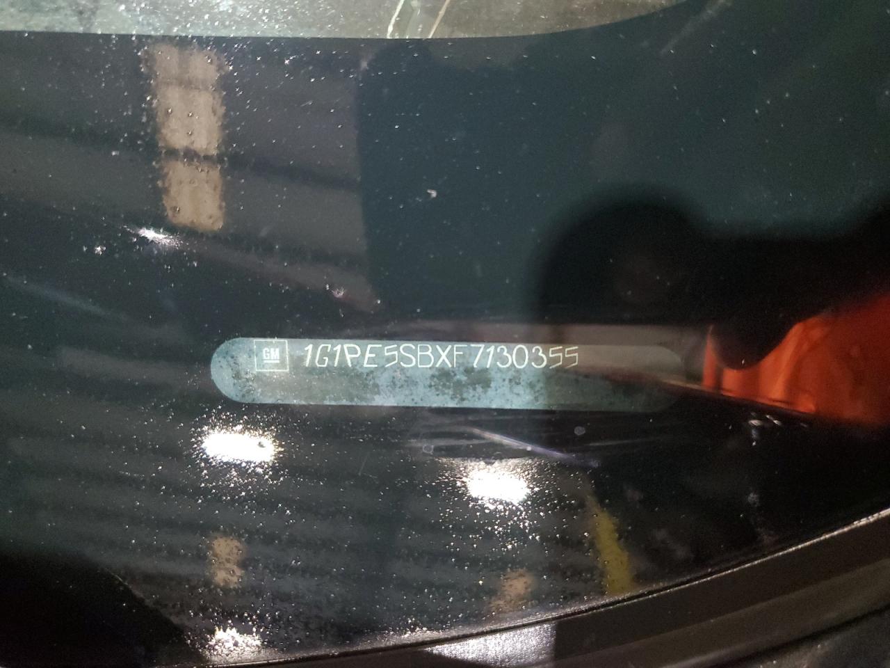 2015 Chevrolet Cruze VIN 1G1PE5SBXF7130355 Copart auction photo, burn - engine damage thumbnail 12