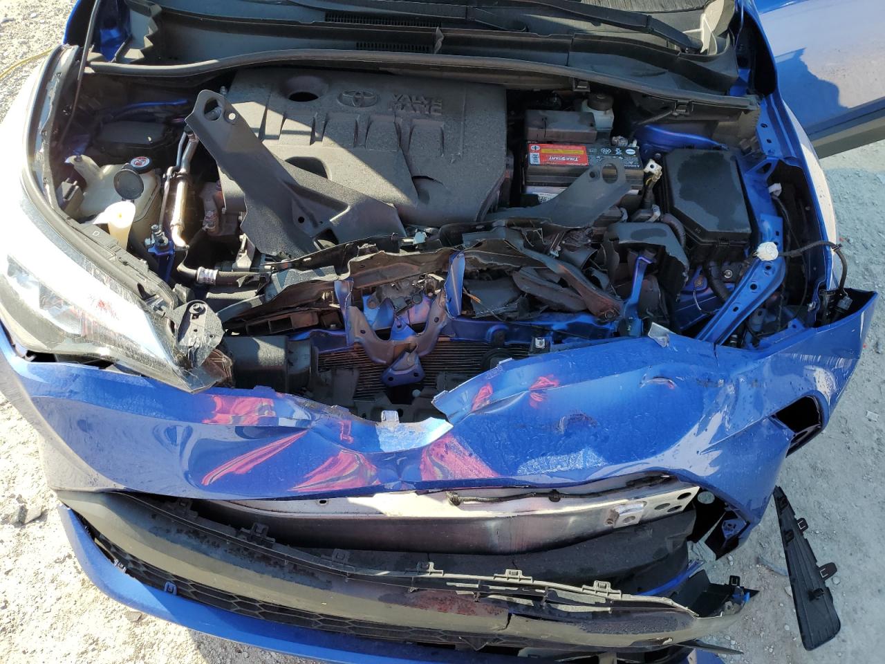 2021 Toyota C-HR VIN JTNKHMBX7M1107111 Copart auction photo, front end / rear end damage thumbnail 11