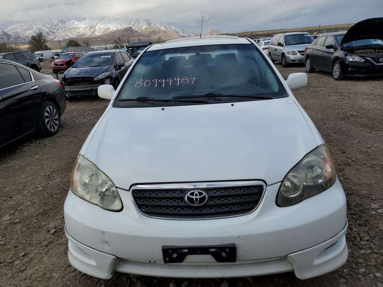 2008 Toyota Corolla VIN 1NXBR32E18Z032707 Copart auction photo, rear end damage thumbnail 5