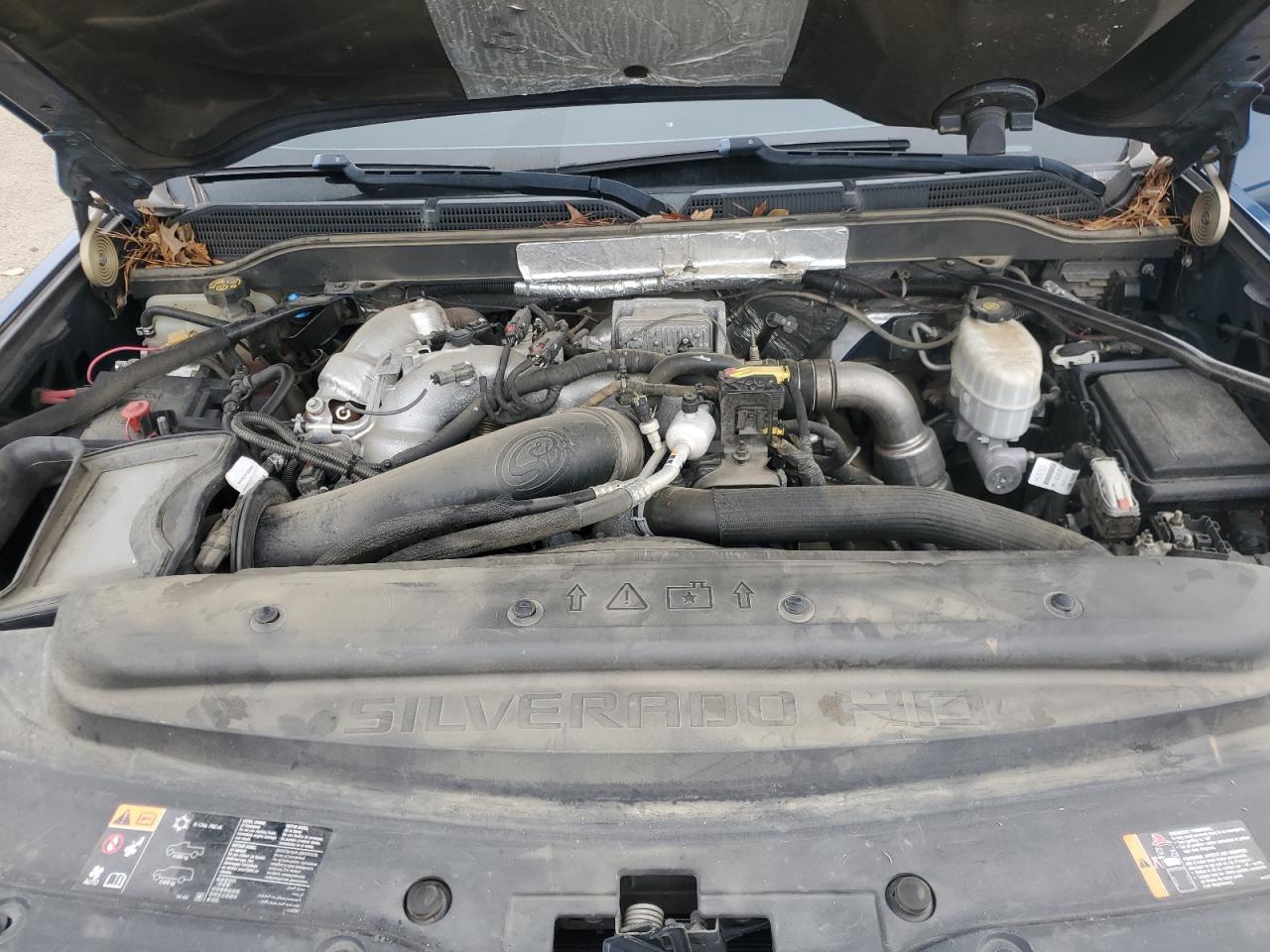 2018 Chevrolet Silverado VIN 1GC1KWEY9JF200826 Copart auction photo, front end / side damage thumbnail 12