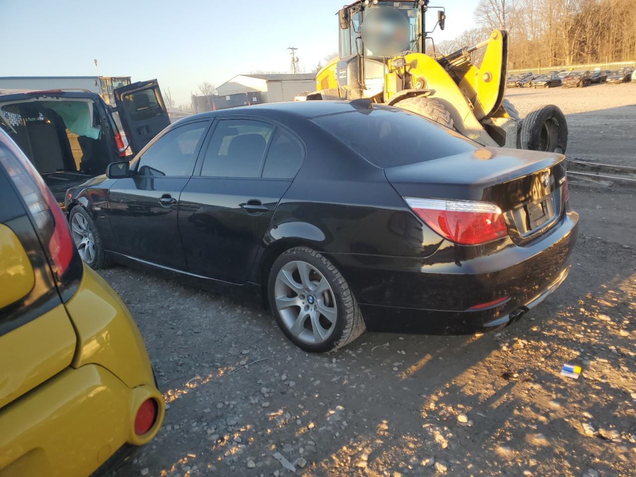 2008 BMW 5er VIN WBANW13508CZ78488 Copart auction photo, front end damage thumbnail 2