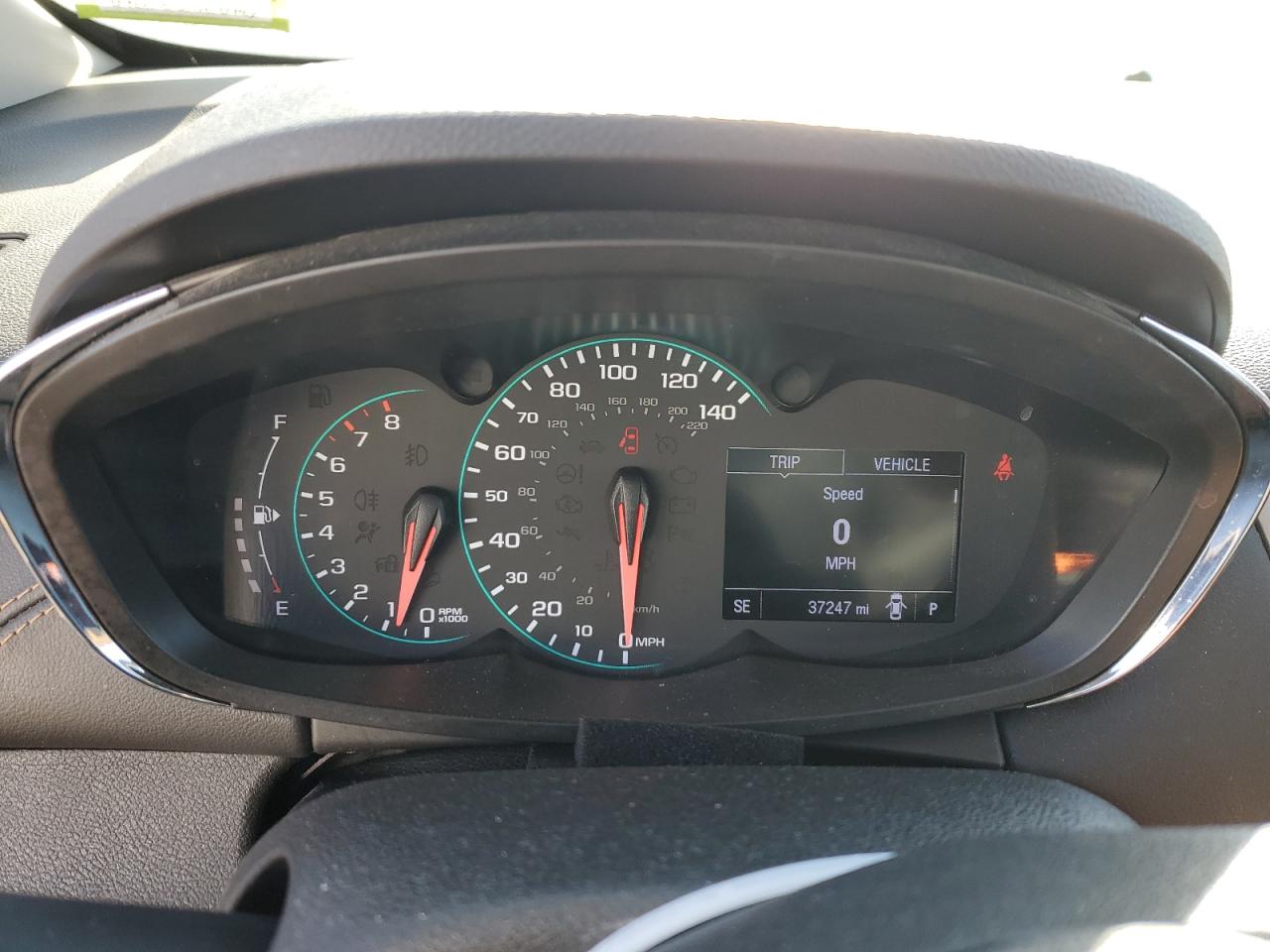 2019 Chevrolet Trax VIN 3GNCJLSB6KL358419 Copart auction photo, side / front end damage thumbnail 9