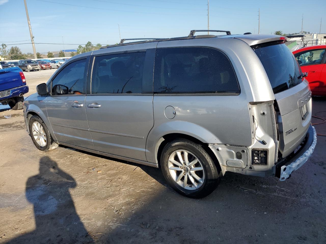 2016 Dodge Caravan VIN 2C4RDGCG3GR234999 Copart auction photo, rear end damage thumbnail 2