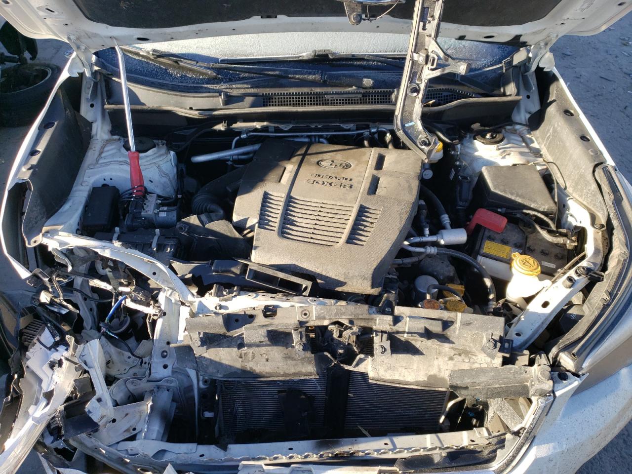 2021 Subaru Forester VIN JF2SKAXC7MH577576 Copart auction photo, front end / side damage thumbnail 14