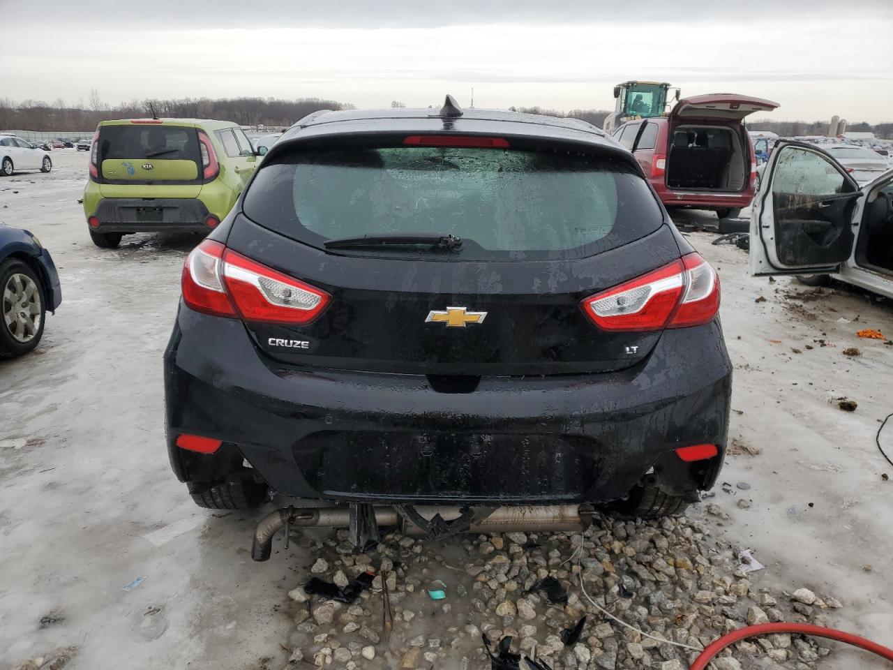2019 Chevrolet Cruze VIN 3G1BE6SM0KS600356 Copart auction photo, front end / rear end damage thumbnail 6