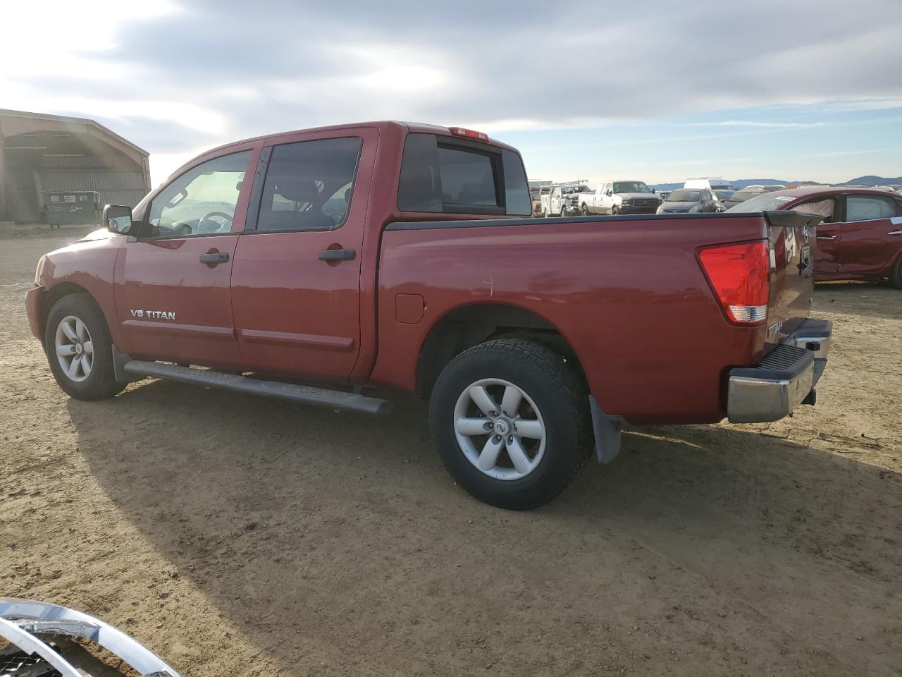 2013 Nissan Titan VIN 1N6AA0ED7DN300217 Copart auction photo, front end / side damage thumbnail 2