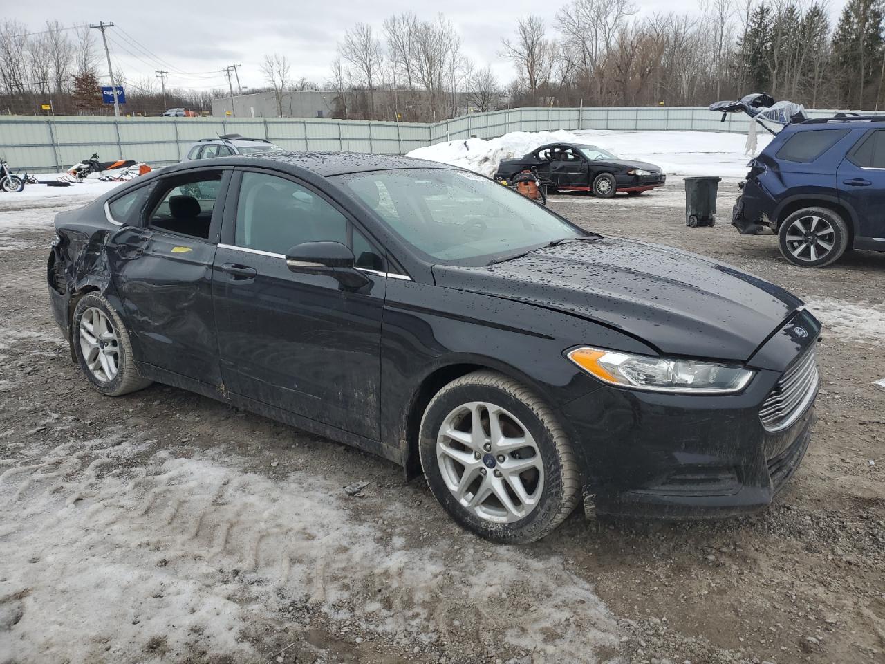 2016 Ford Fusion VIN 3FA6P0H7XGR343728 Copart auction photo, side / rear end damage thumbnail 4