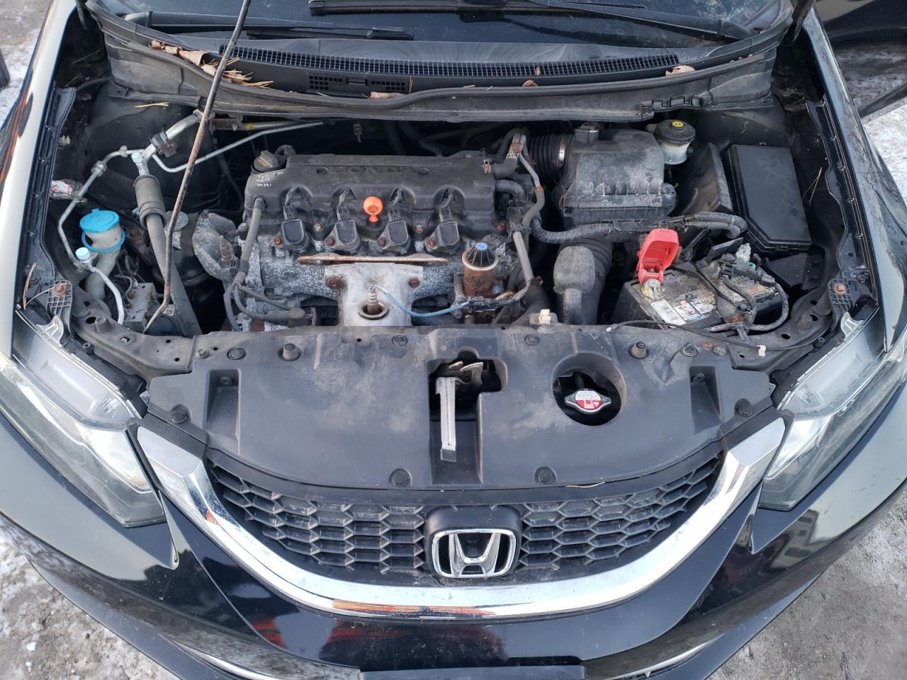 2014 Honda Civic VIN 2HGFB2F59EH539272 Copart auction photo, front end / side damage thumbnail 11