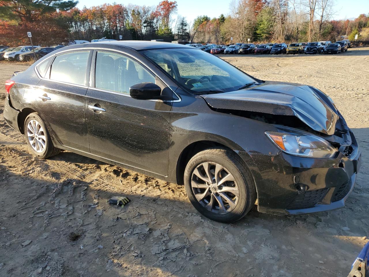 2017 Nissan Sentra VIN 3N1AB7APXHY222830 Copart auction photo, rear end / front end damage thumbnail 4