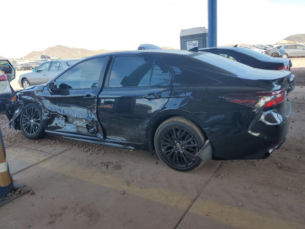 2021 Toyota Camry VIN 4T1G11AK4MU456093 Copart auction photo, side / front end damage thumbnail 2