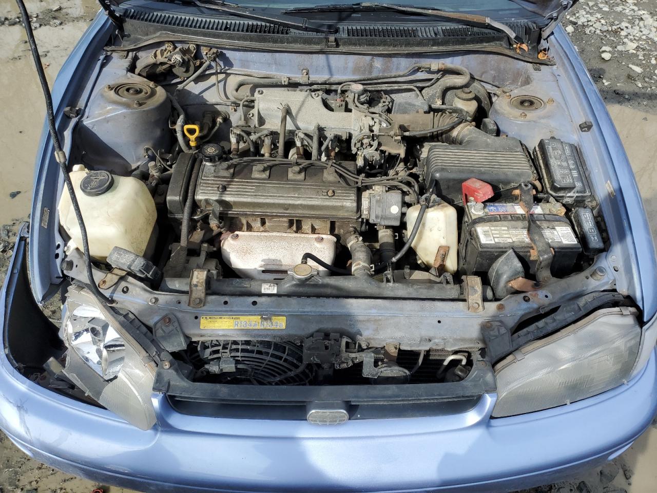 1996 GEO Prizm VIN 1Y1SK5265TZ070025 Copart auction photo, front end / side damage thumbnail 11