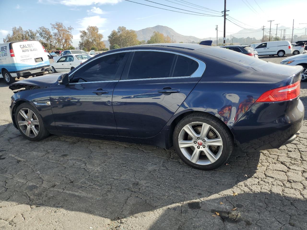 2018 Jaguar XE VIN SAJAE4FX8JCP35120 Copart auction photo, front end damage thumbnail 2