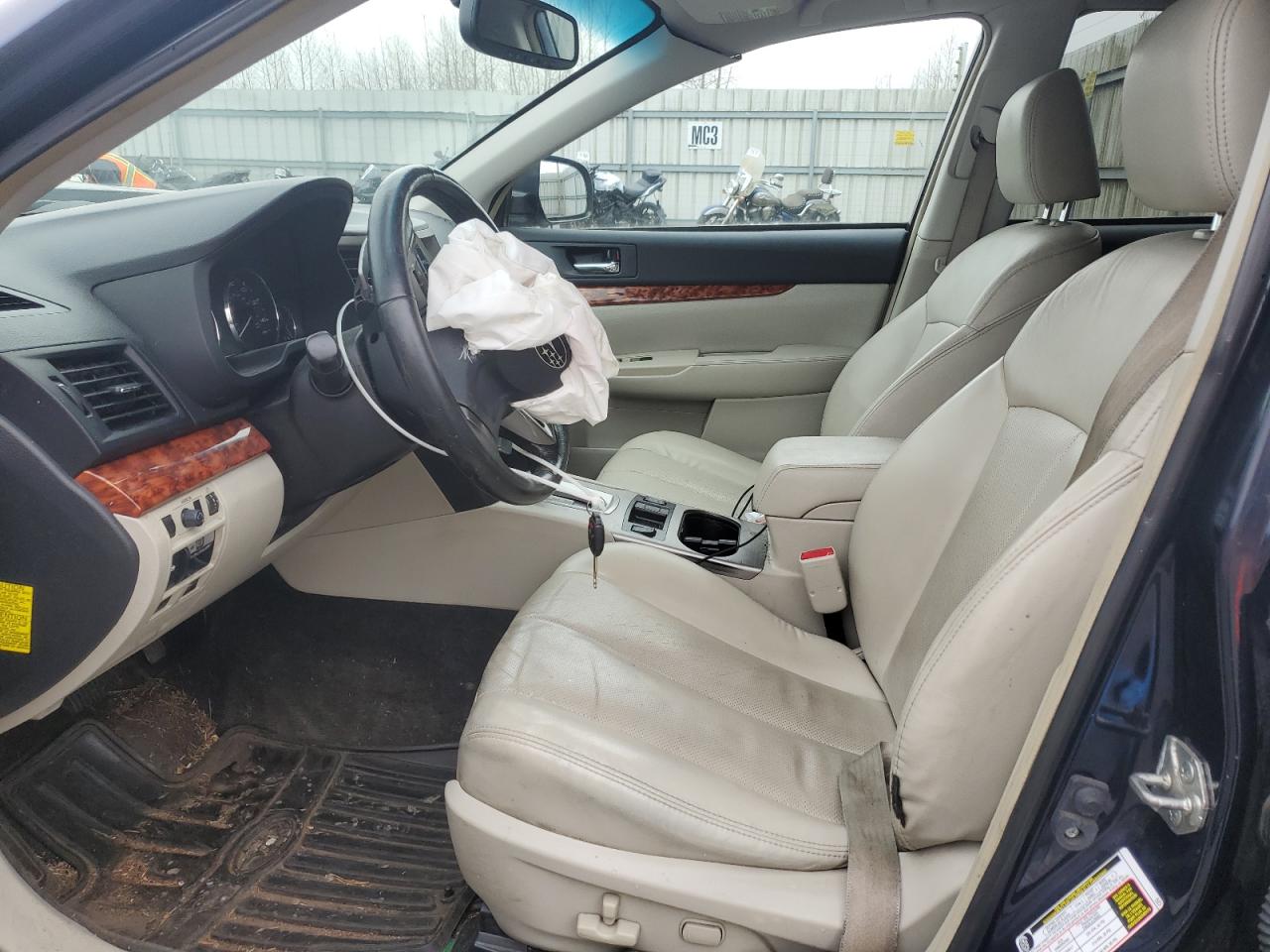 2012 Subaru Outback VIN 4S4BRBLC5C3253703 Copart auction photo, front end / mechanical damage thumbnail 7