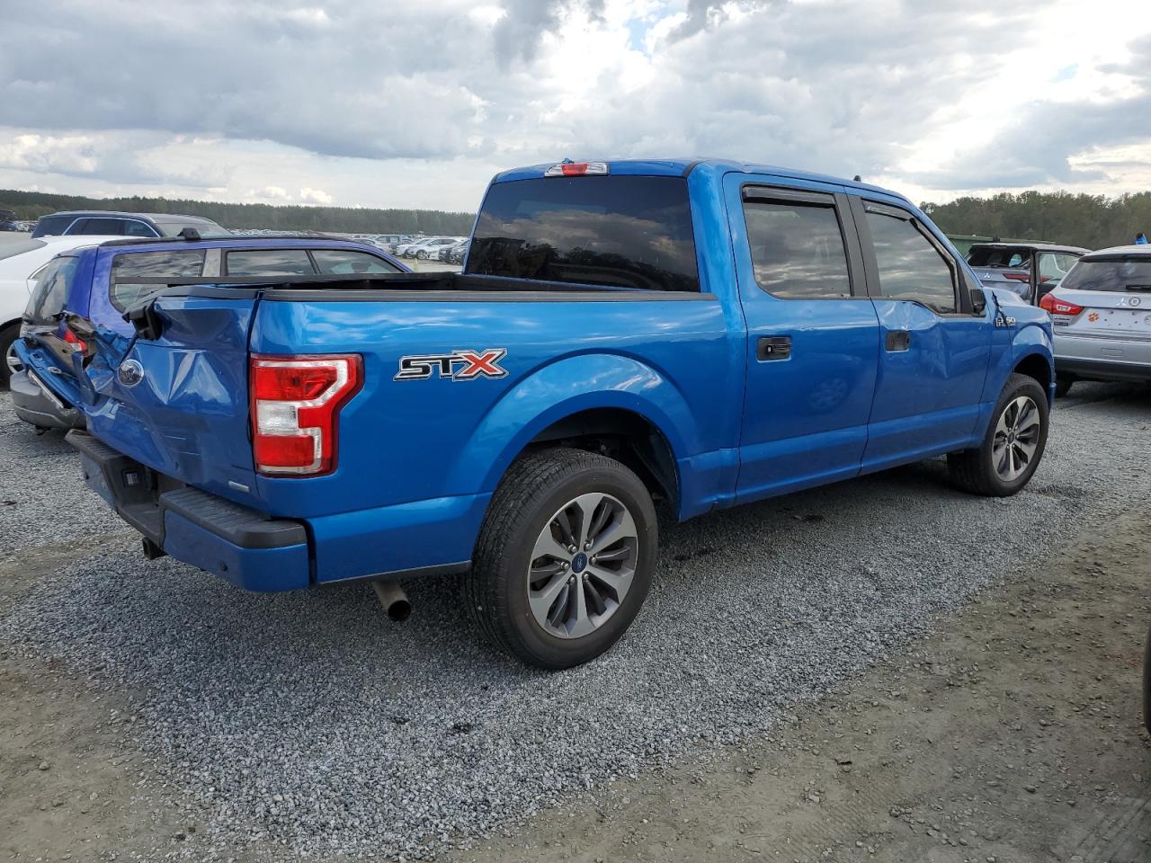 2020 Ford F-150 VIN 1FTEW1CP6LFA06504 Copart auction photo, rear end / all over damage thumbnail 3