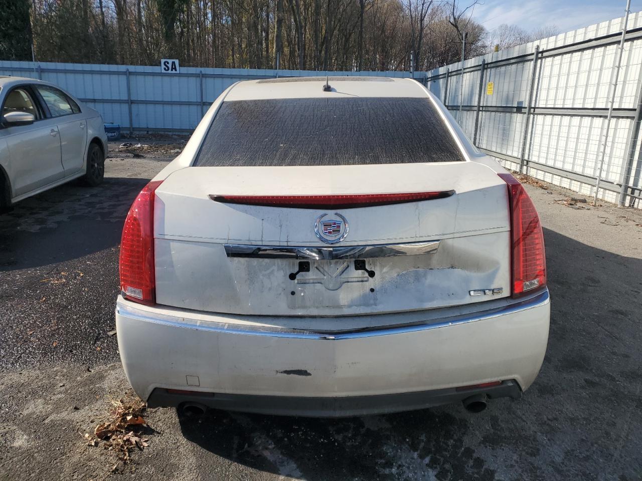 2008 Cadillac CTS VIN 1G6DF577980161929 Copart auction photo, rear end damage thumbnail 6