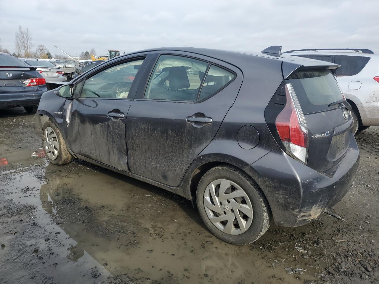 2015 Toyota Prius VIN JTDKDTB38F1582969 Copart auction photo, front end / side damage thumbnail 2