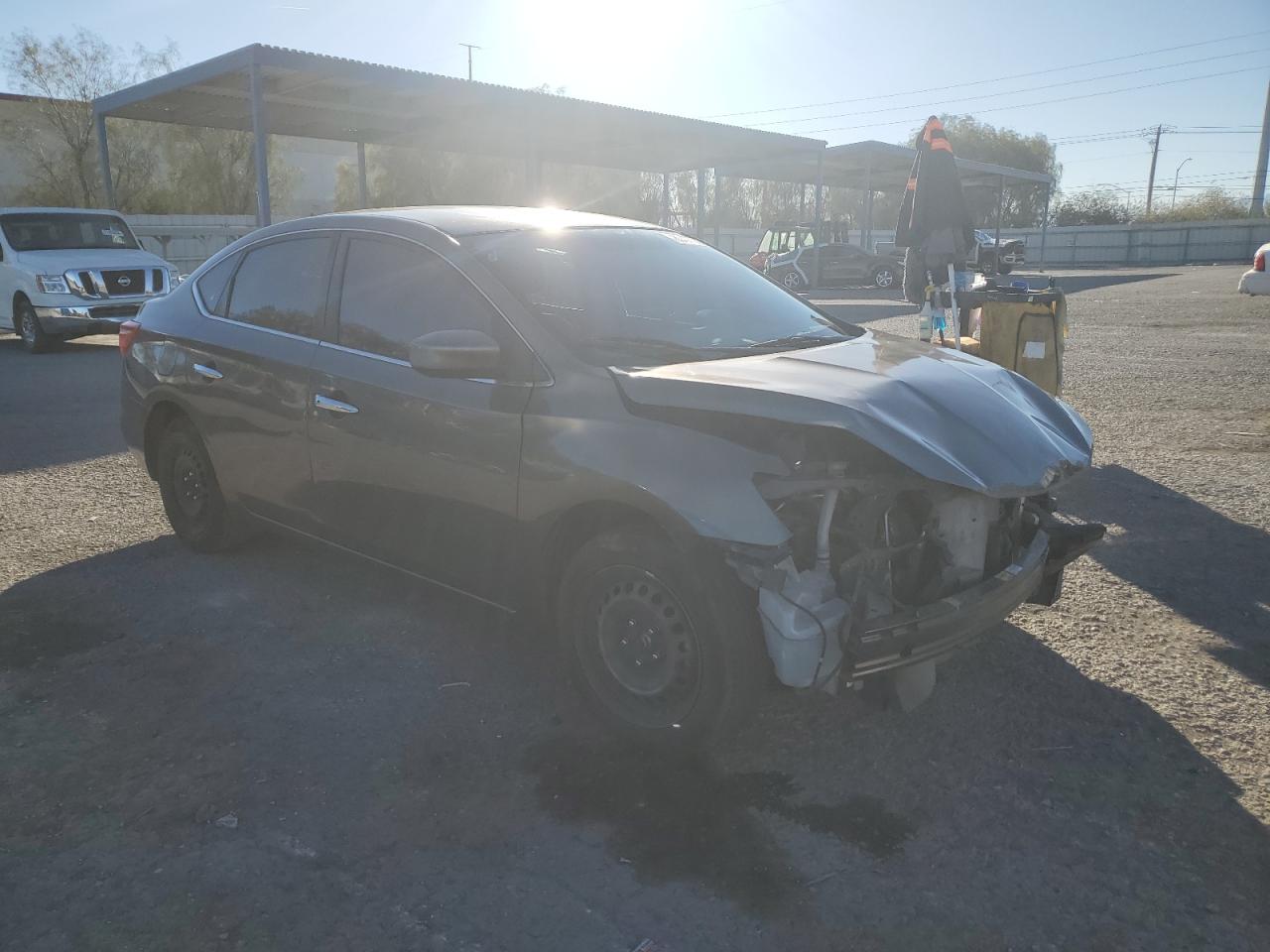 2016 Nissan Sentra VIN 3N1AB7AP9GL659987 Copart auction photo, front end damage thumbnail 4