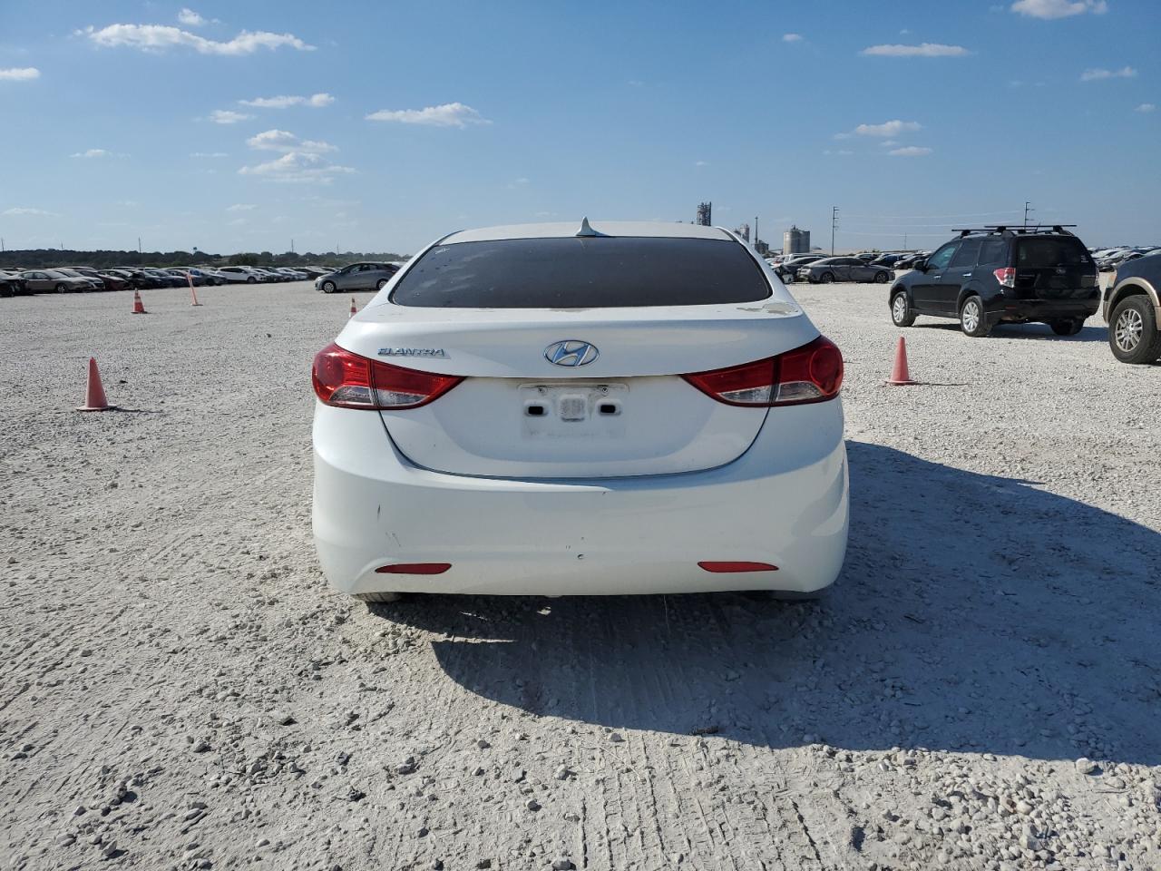 2013 Hyundai Elantra VIN 5NPDH4AE4DH361588 Copart auction photo, normal wear damage thumbnail 6