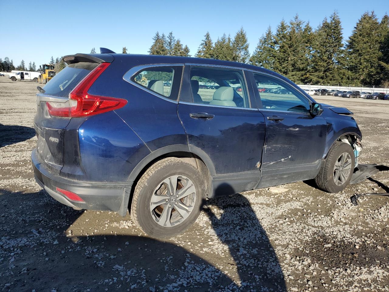 2019 Honda CR-V VIN 5J6RW6H30KL005508 Copart auction photo, front end / side damage thumbnail 3