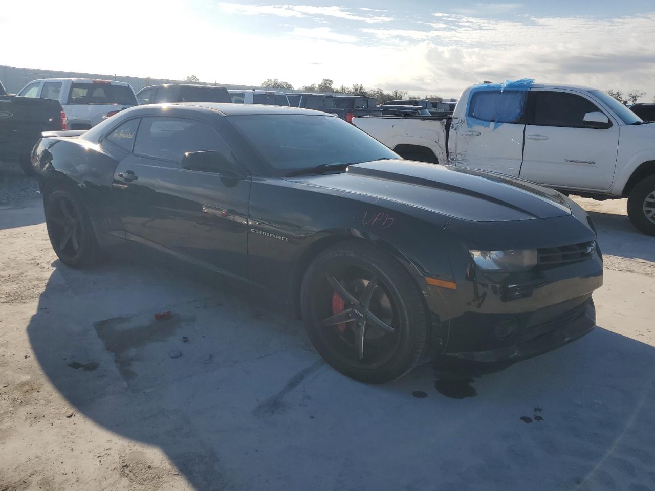 2015 Chevrolet Camaro VIN 2G1FA1E39F9114800 Copart auction photo, all over damage thumbnail 4