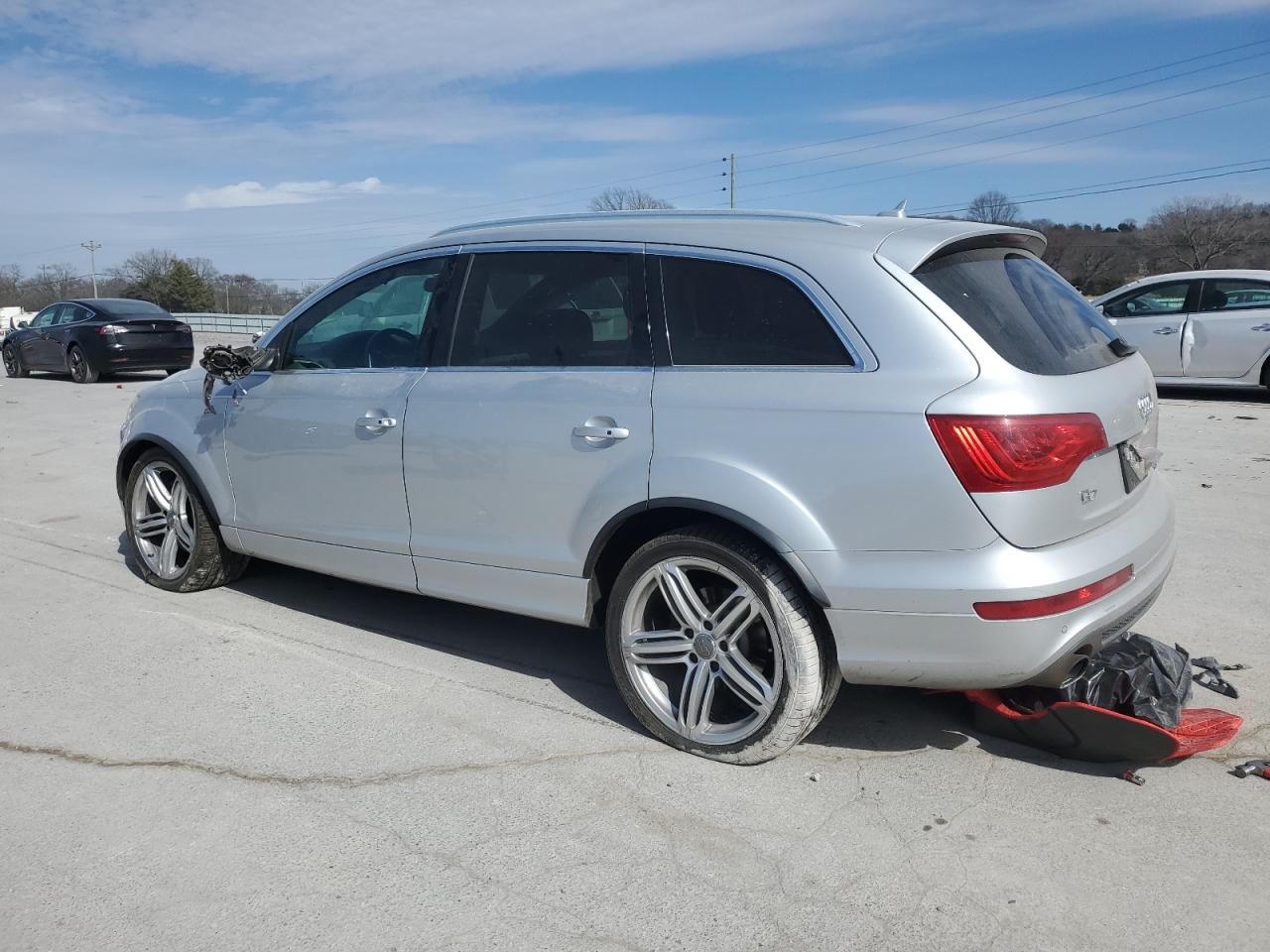 2014 Audi Q7 VIN WA1DGAFEXED003312 Copart auction photo, front end / mechanical damage thumbnail 2