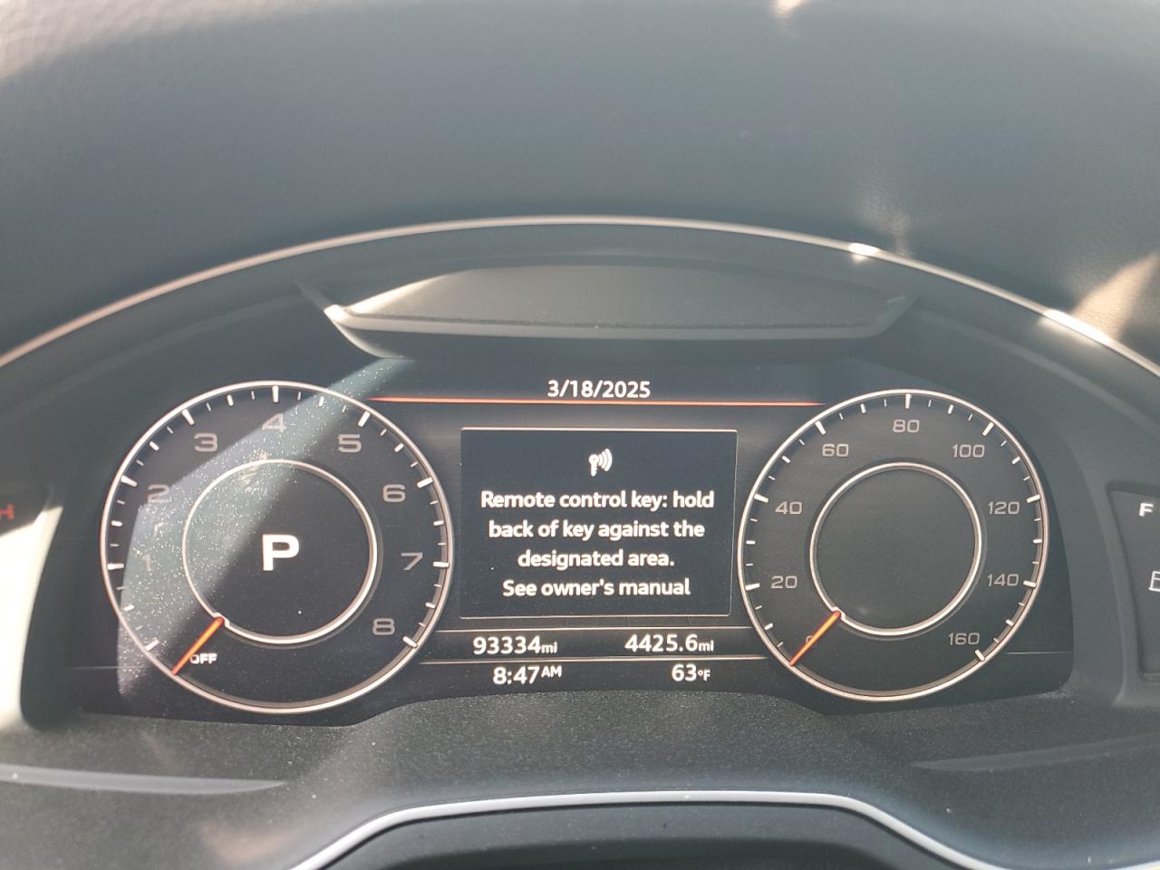 2018 Audi Q7 VIN WA1VAAF73JD023063 Copart auction photo, front end damage thumbnail 9