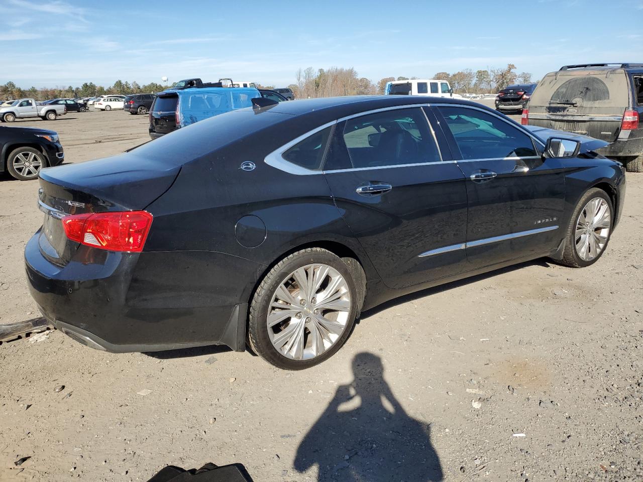 2017 Chevrolet Impala VIN 2G1145S34H9100870 Copart auction photo, front end / minor dent/scratches damage thumbnail 3