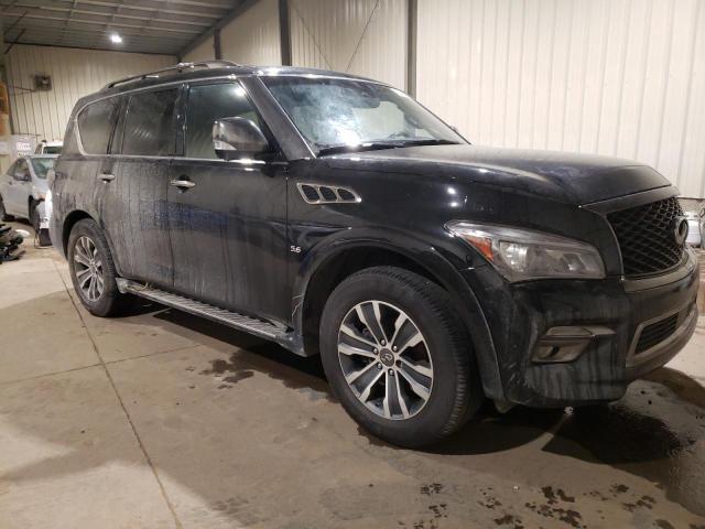 2016 Infiniti QX80 VIN JN8AZ2NE4G9120064 Copart auction photo, vandalism / stripped damage thumbnail 4