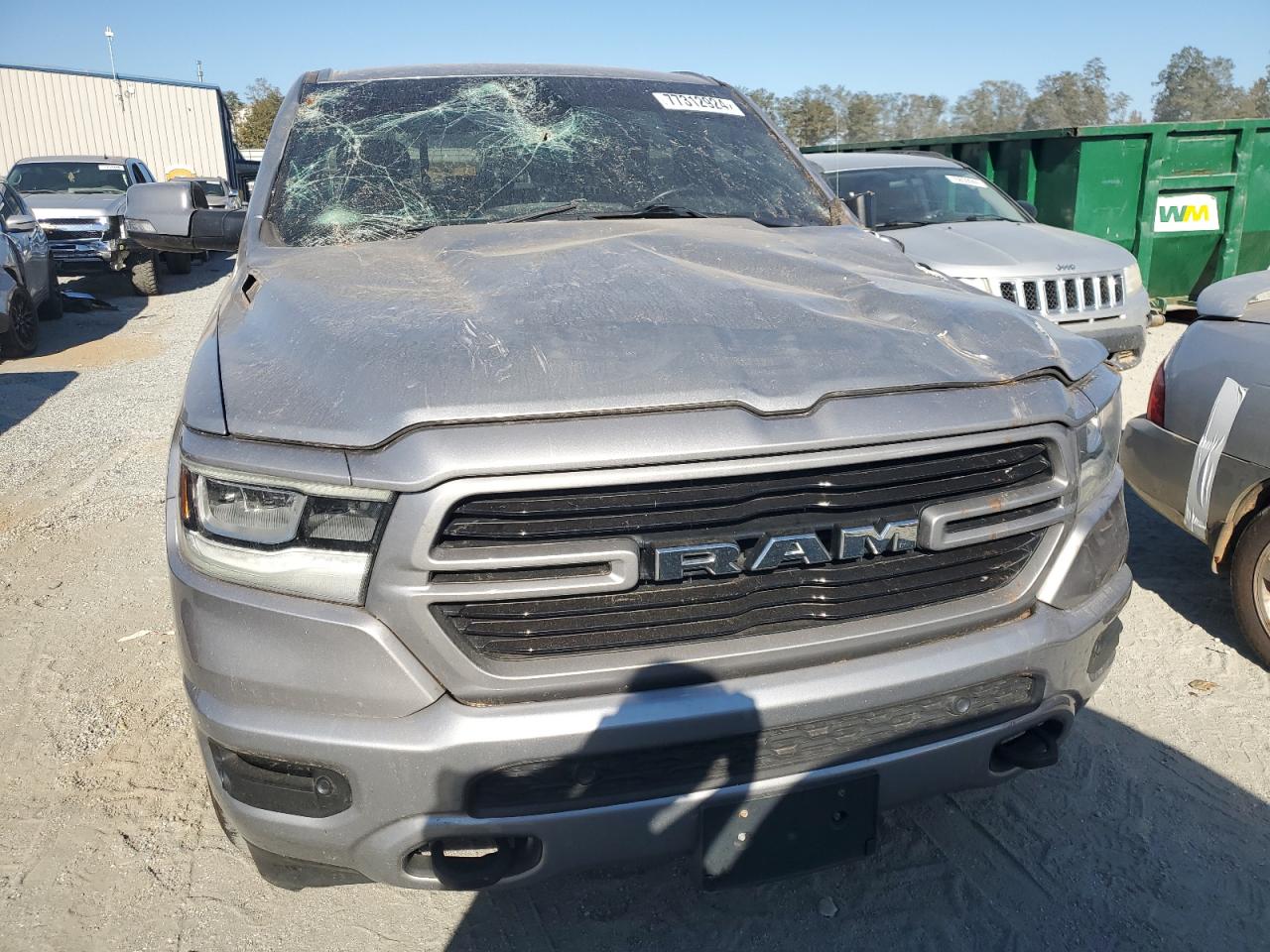2020 RAM 1500 VIN 1C6SRFFT7LN232600 Copart auction photo, top/roof damage thumbnail 5