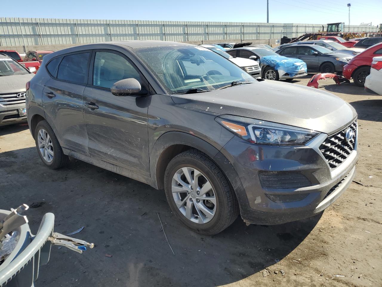 2020 Hyundai Tucson VIN KM8J23A40LU250736 Copart auction photo, water/flood damage thumbnail 4