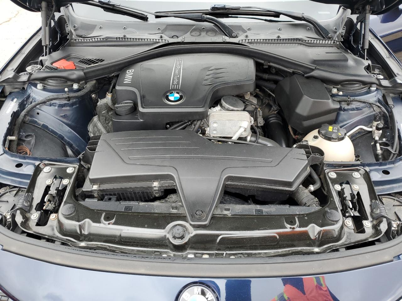2015 BMW 4er VIN WBA3N3C52FK232570 Copart auction photo, side / rear end damage thumbnail 11