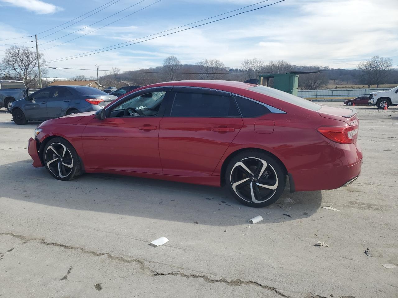 2022 Honda Accord VIN 1HGCV1F40NA016040 Copart auction photo, front end damage thumbnail 2
