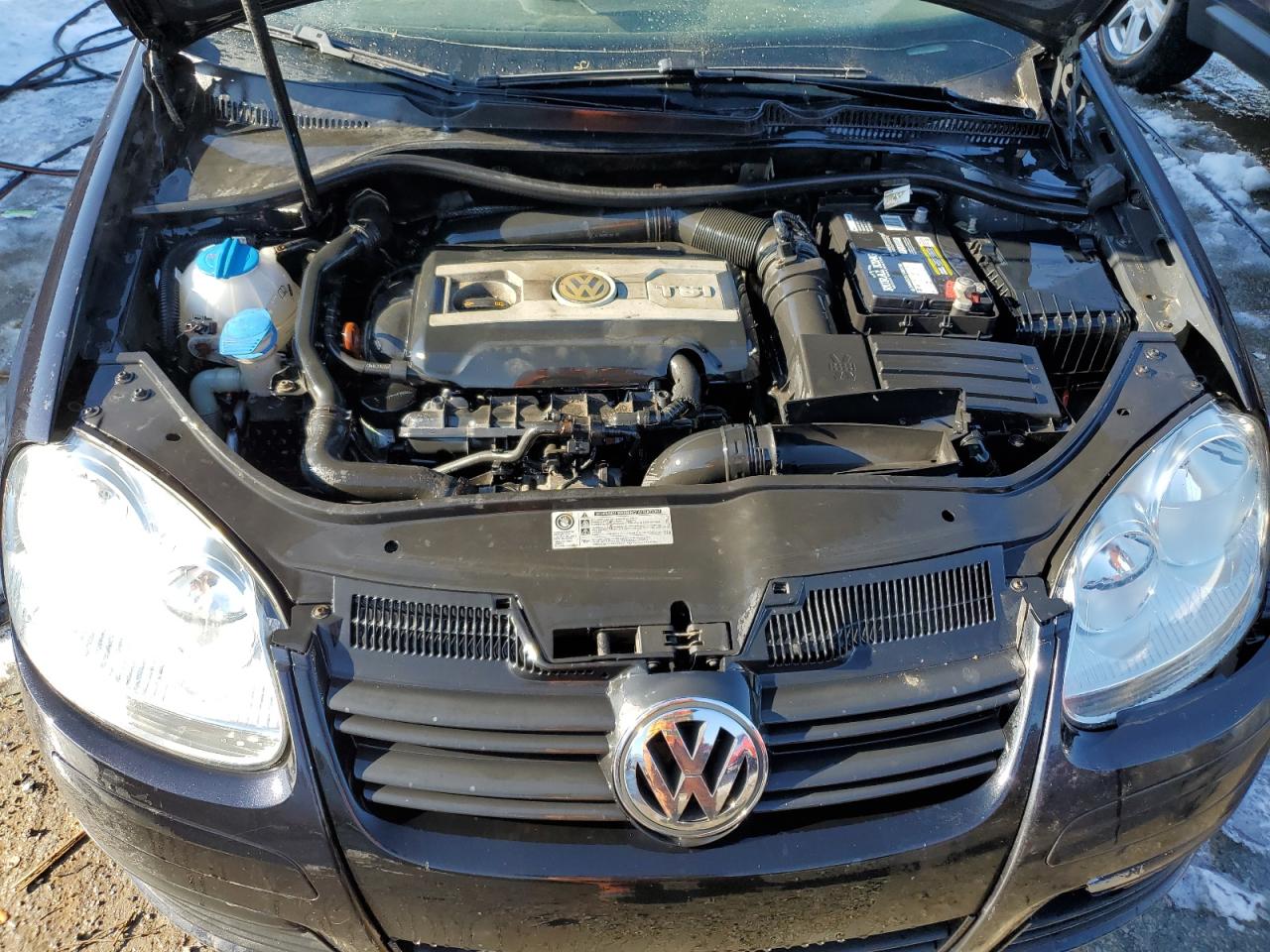 2010 Volkswagen Jetta VIN 3VWRA7AJ7AM018785 Copart auction photo, side / front end damage thumbnail 11