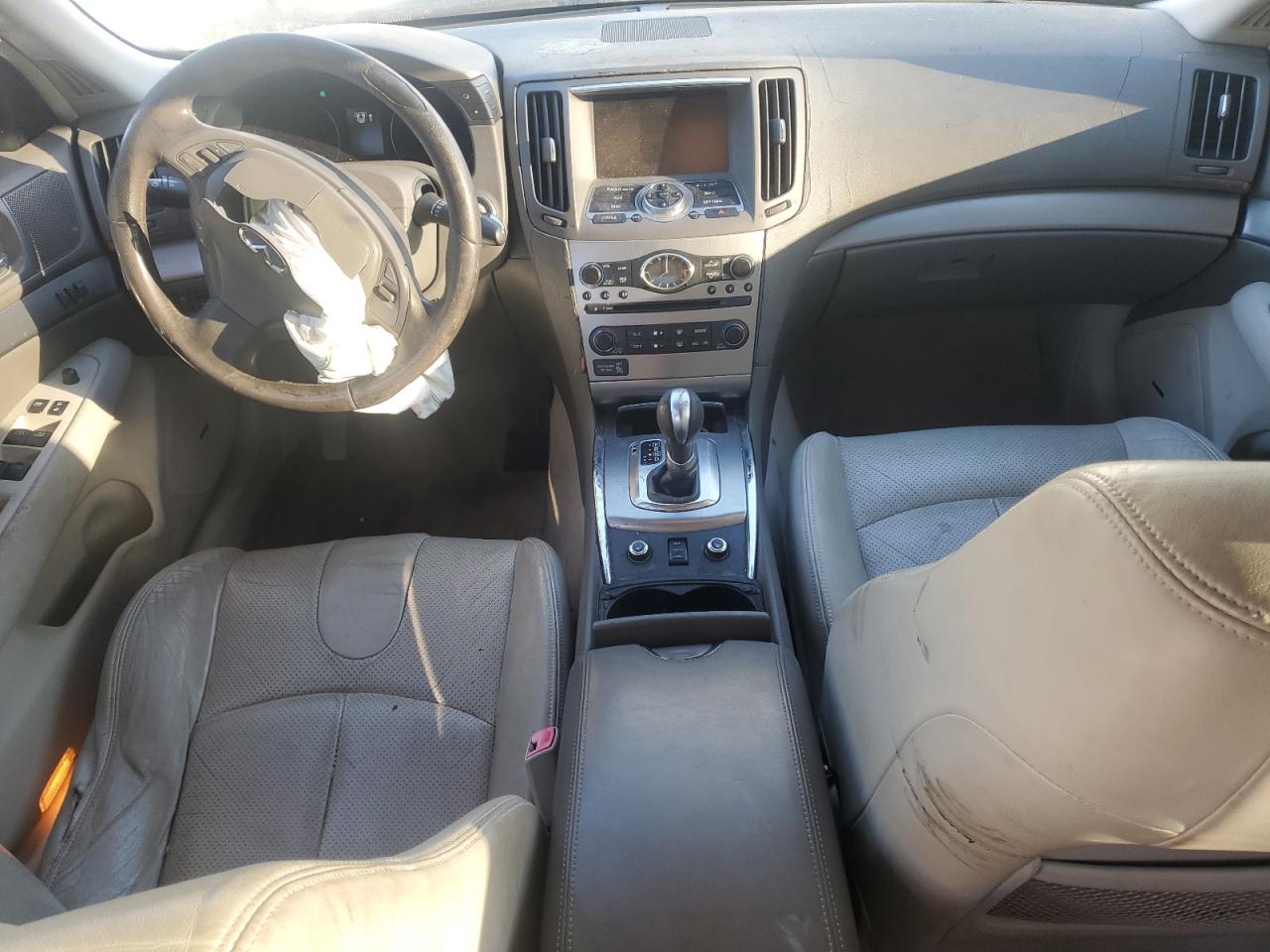 2011 Infiniti G VIN JN1CV6AR2BM400221 Copart auction photo, front end / side damage thumbnail 8