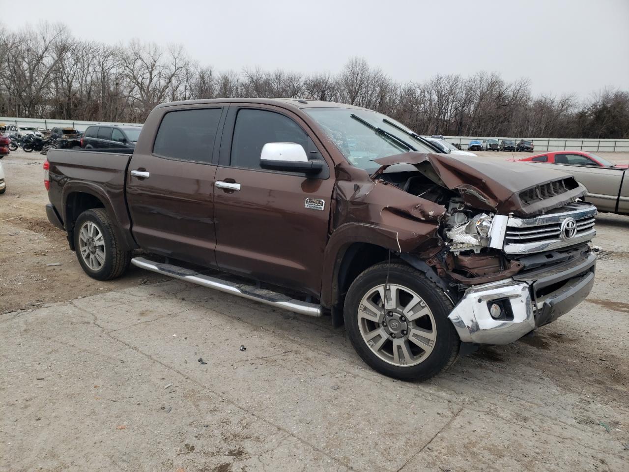 2016 Toyota Tundra VIN 5TFAW5F1XGX544393 Copart auction photo, front end damage thumbnail 4
